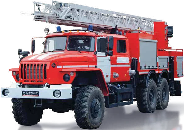 Автоцистерна пожарная с лестницей АЦЛ-4,0-40-24 (4320)